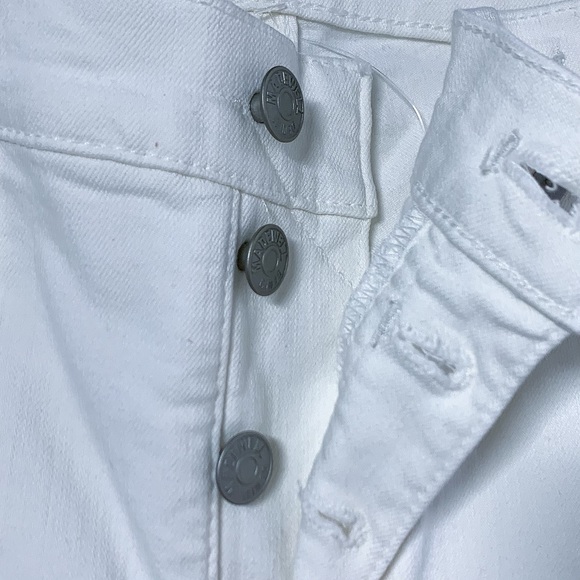 MADEWELL 9" Mid-Rise Skinny Jeans in Pure White - Picture 6 of 9